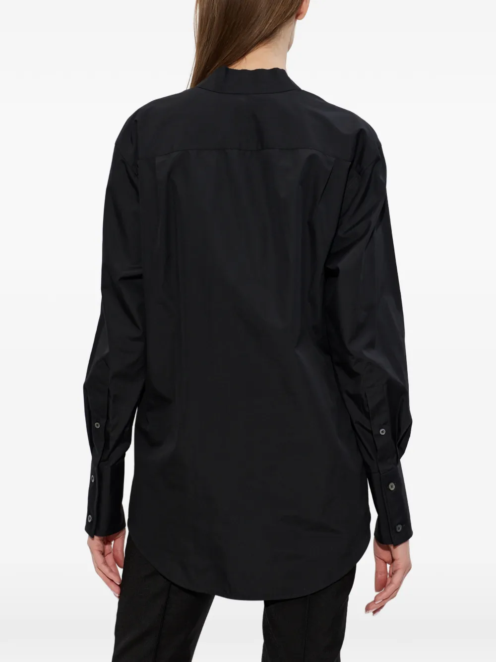 Maison Margiela Blouse met franje afwerking Zwart
