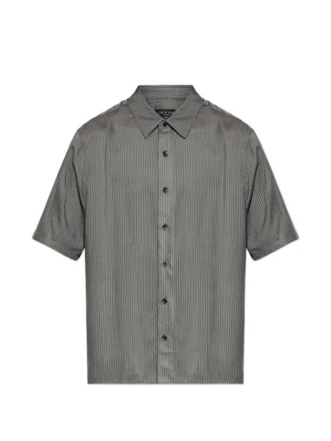 rag & bone vertical-stripe short-sleeve shirt