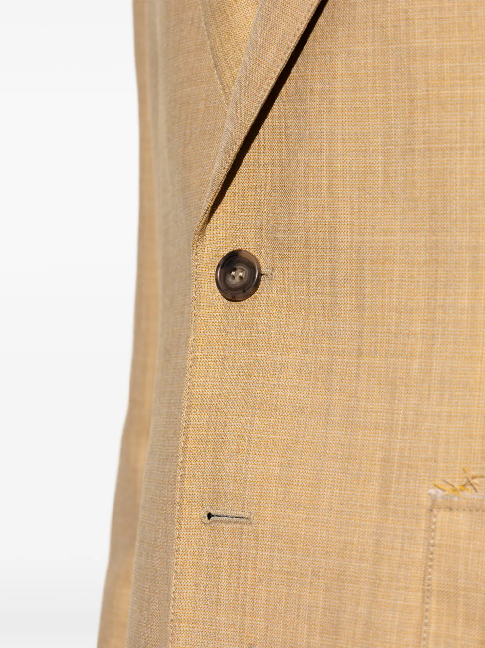 MM6 Maison Margiela Blazer met opgestikte zak Beige