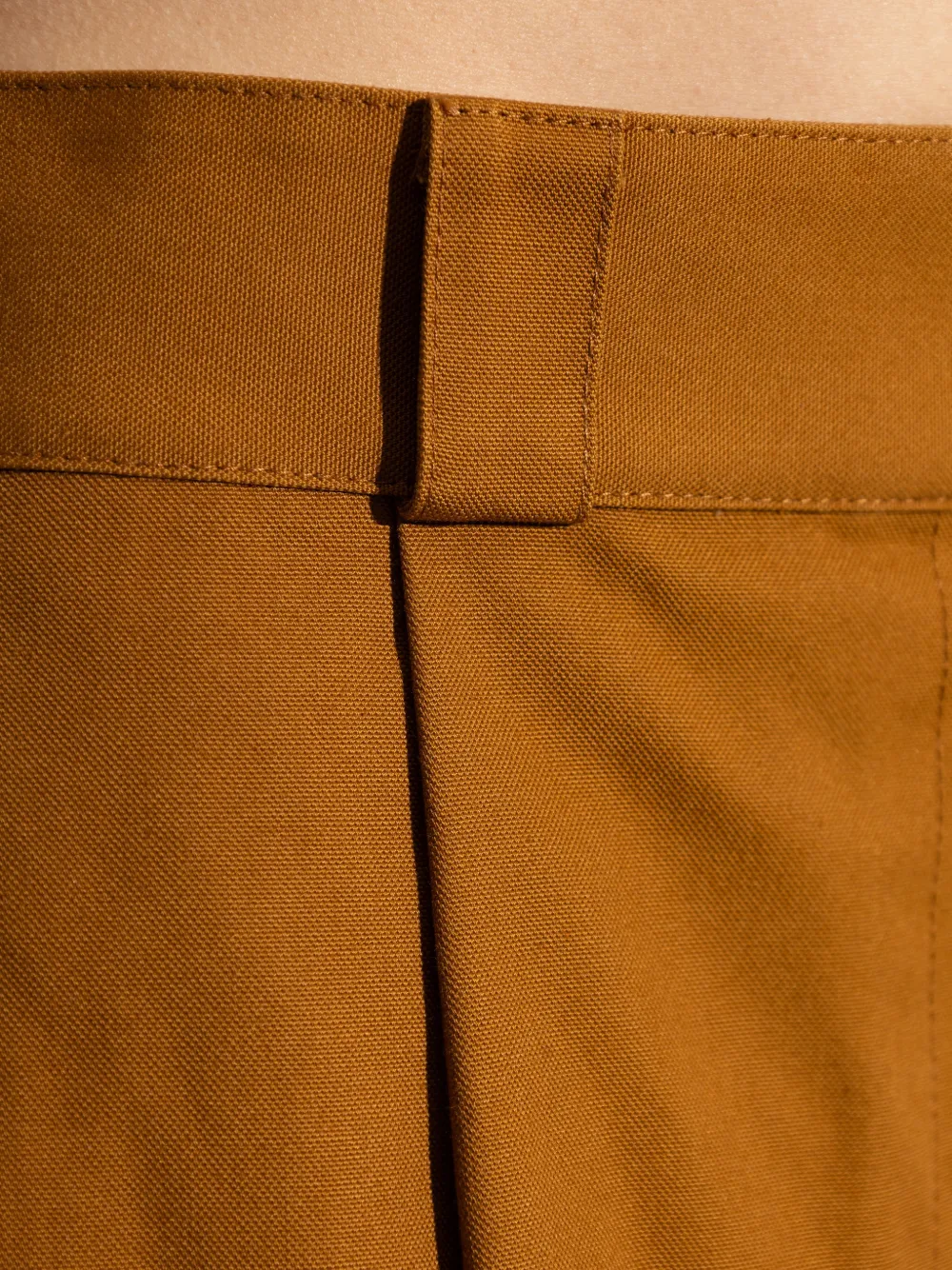 Balenciaga Plooibroek met wijde pijpen Bruin