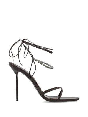 Gianvito Rossi ストラップ レザーサンダル | ブラウン | FARFETCH JP