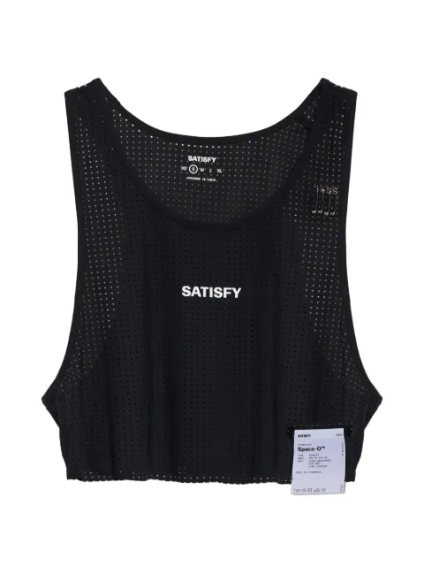 Satisfy Space-O perforated-design tank top