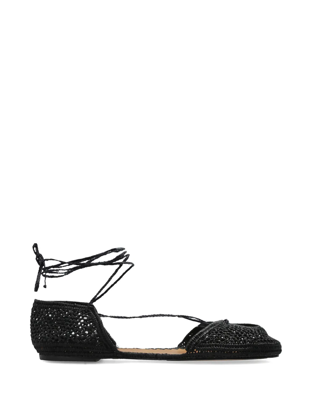 ODISSI Geweven pumps met striksluiting Zwart