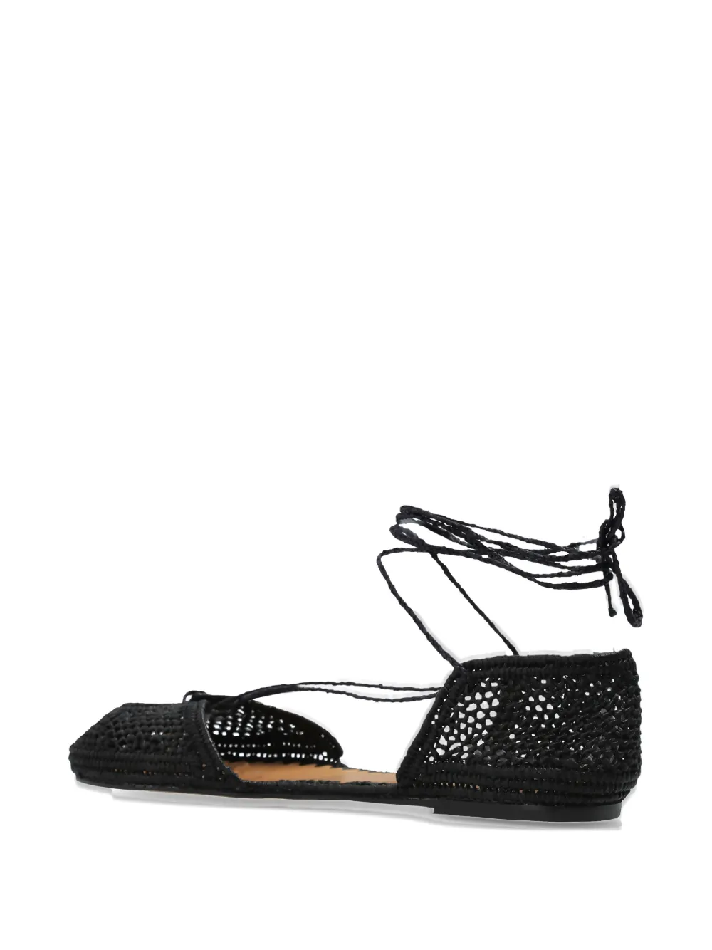 ODISSI Geweven pumps met striksluiting Zwart
