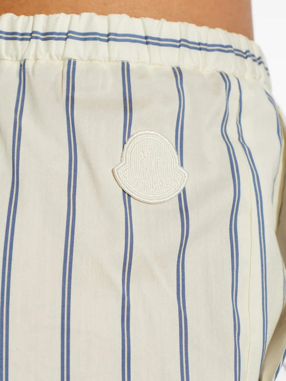 Moncler Gestreepte broek Beige