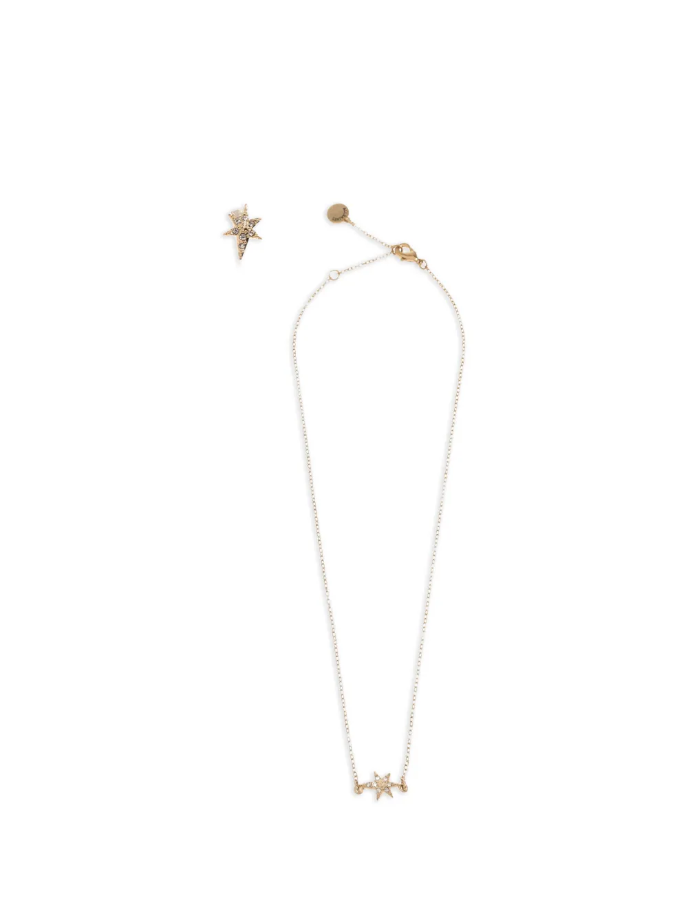 AllSaints crystal-embellished star jewellery set - Oro