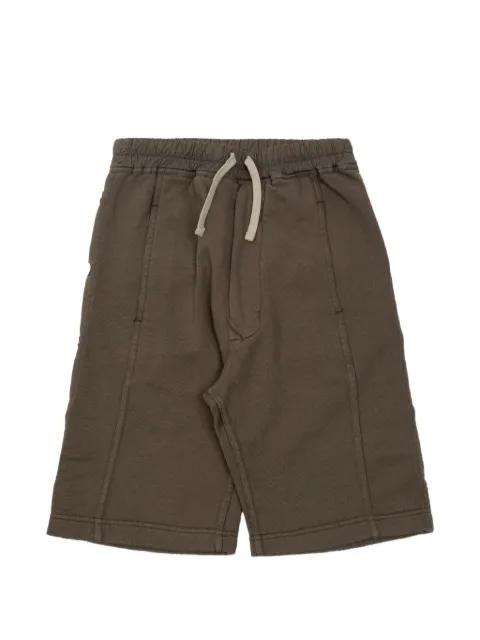 Rick Owens Kids shorts con cordones en la pretina y botones a presión