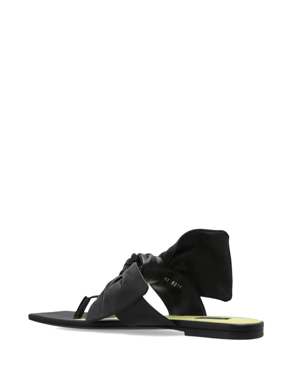 Givenchy Boudoir knotted leather sandals Zwart