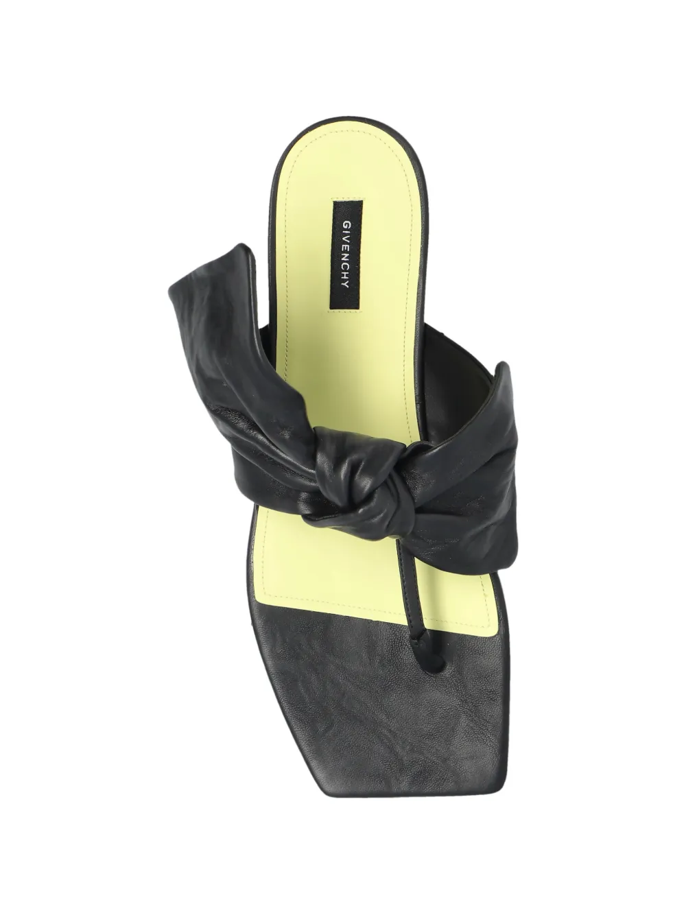 Givenchy Boudoir knotted leather sandals Zwart
