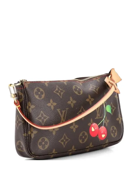 Louis Vuitton Pre-Owned bolsa de mano mini de lona con monograma Cerises de edición limitada