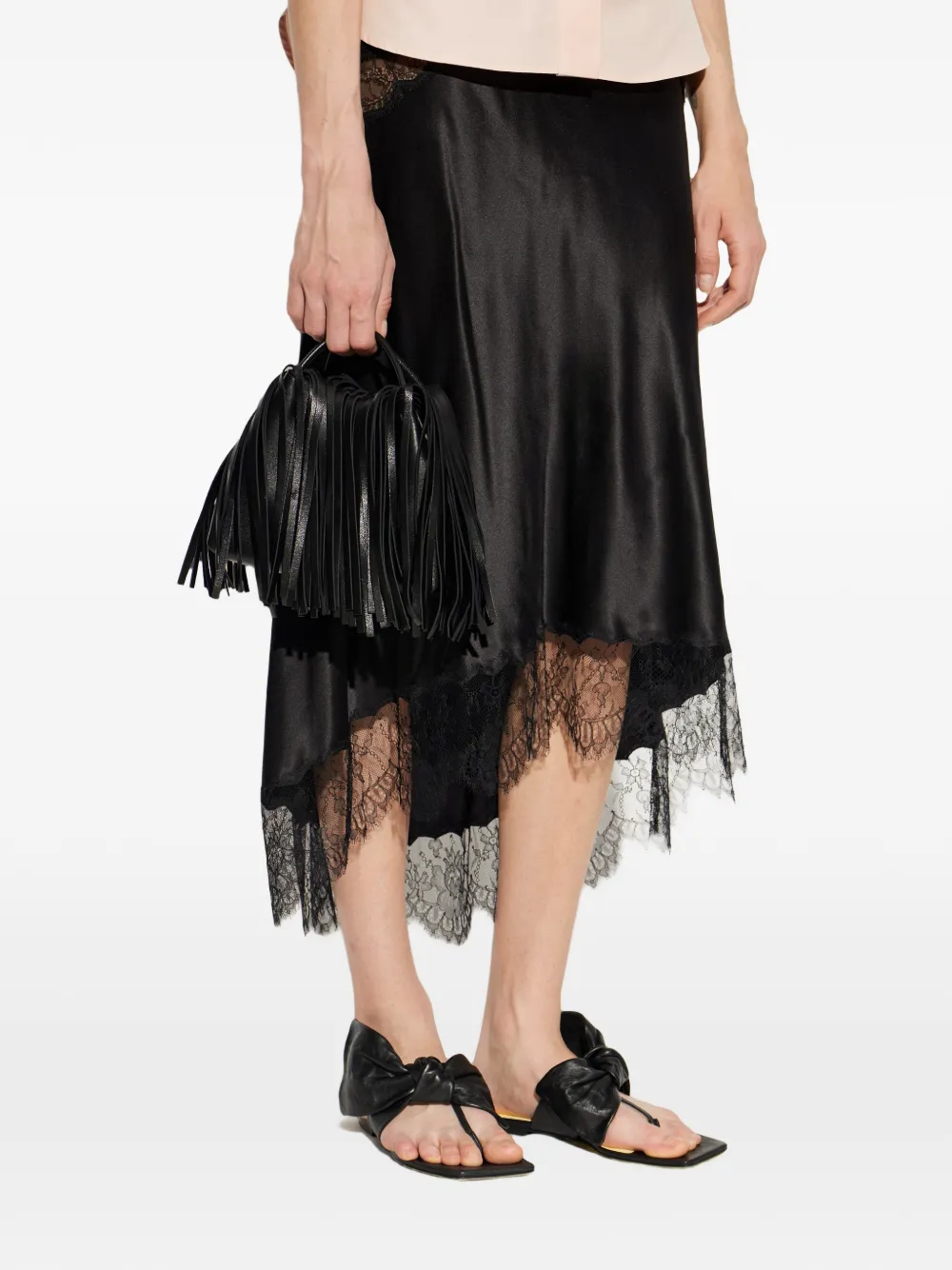 Givenchy Facet fringed tote bag - Schwarz