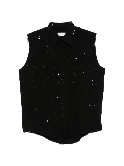 Ernest W. Baker sequin-embellished sleeveless shirt