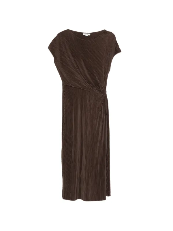 vince pleated dress Painted Garden Slip in Dresses Designed in a fresh White Peony hue Vince Women's V-Neck Pleated Slip