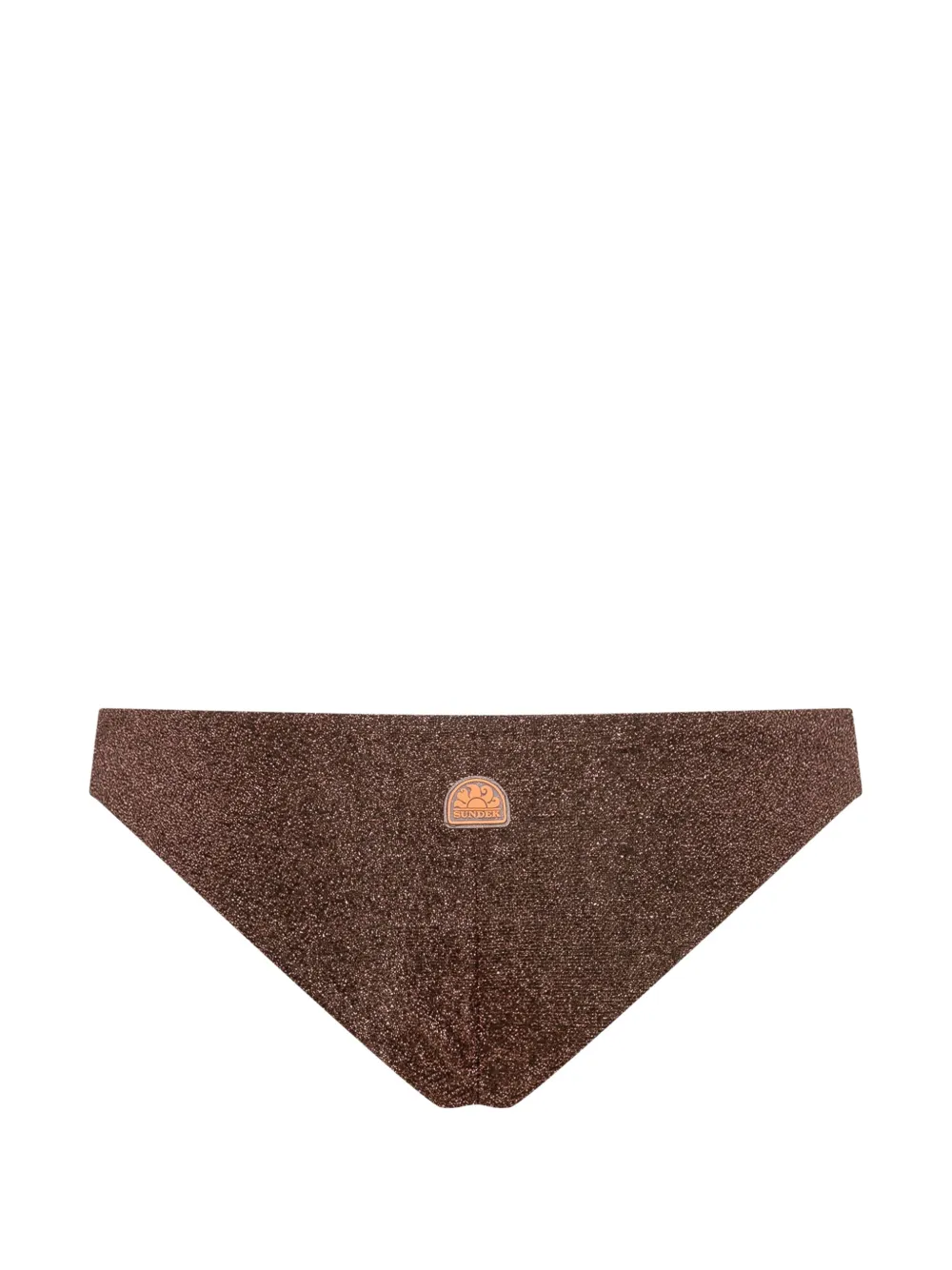 Sundek Slip bikini Vega con glitter - Marrone
