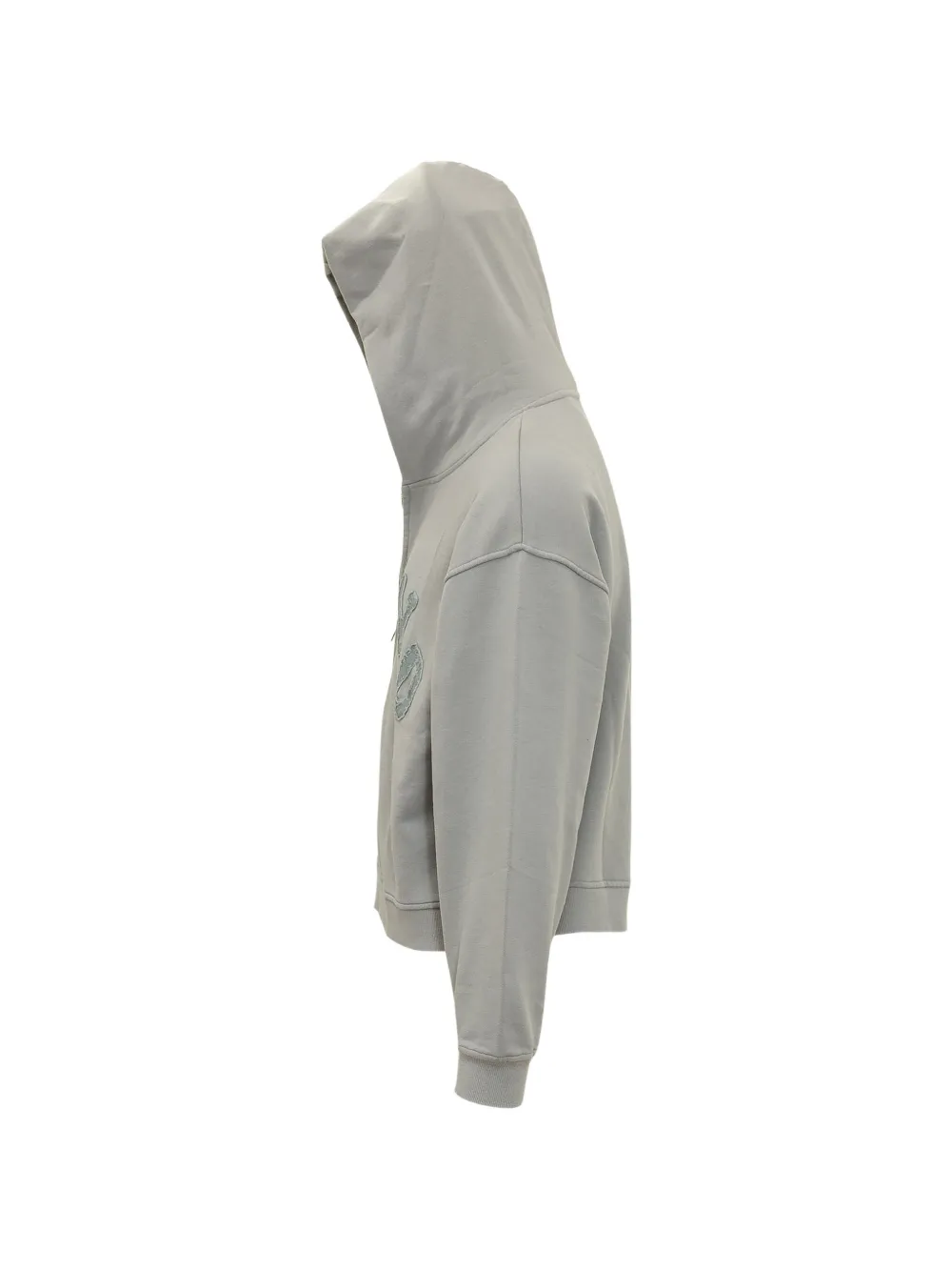 FOUND Hoodie met logopatch Grijs