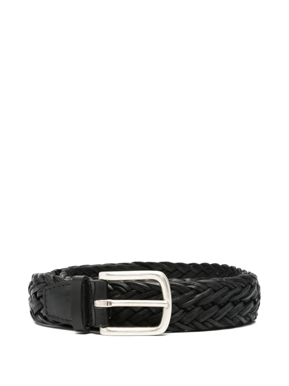 Orciani braided leather belt - Nero