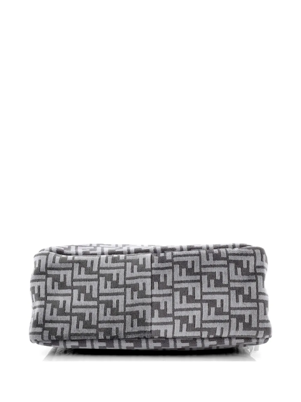 Fendi Pre-Owned O'Lock Zip Shoulder Bag Zucca Chenille Hobo Bag