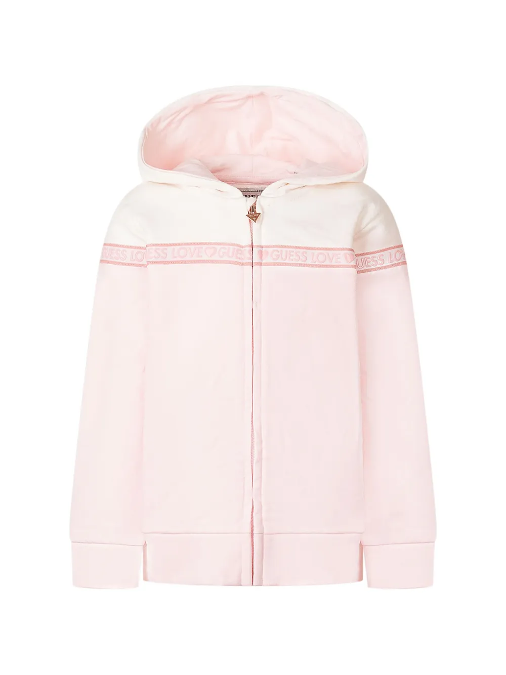 guess kids logo-tape tracksuit set - Rosa