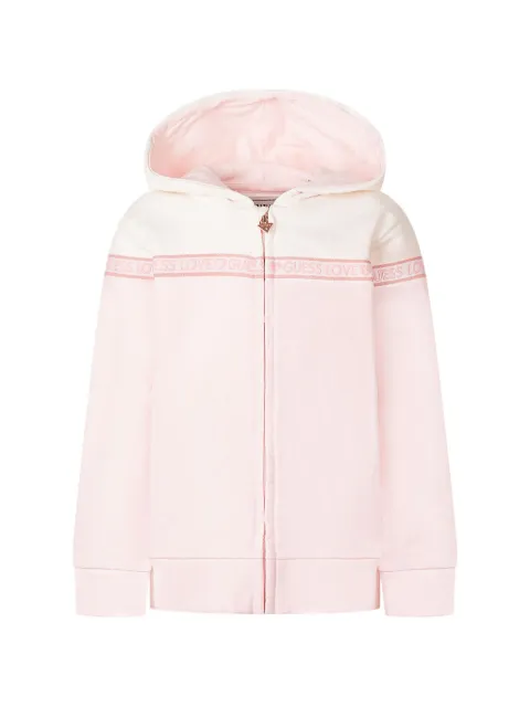 guess kids logo-tape tracksuit set