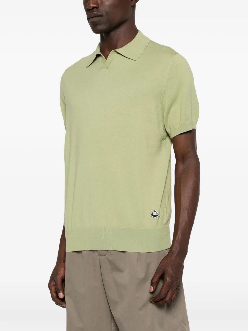 Roy Rogers Poloshirt met logopatch Groen