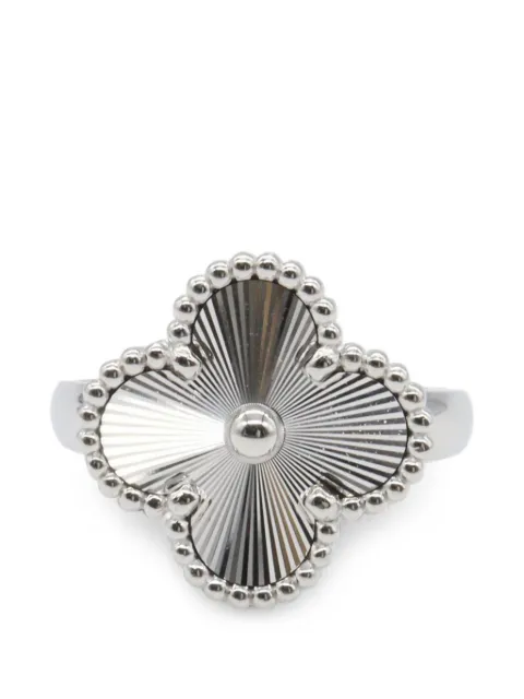 Van Cleef & Arpels Pre-Owned 2010s Alhambra Guilloché ring