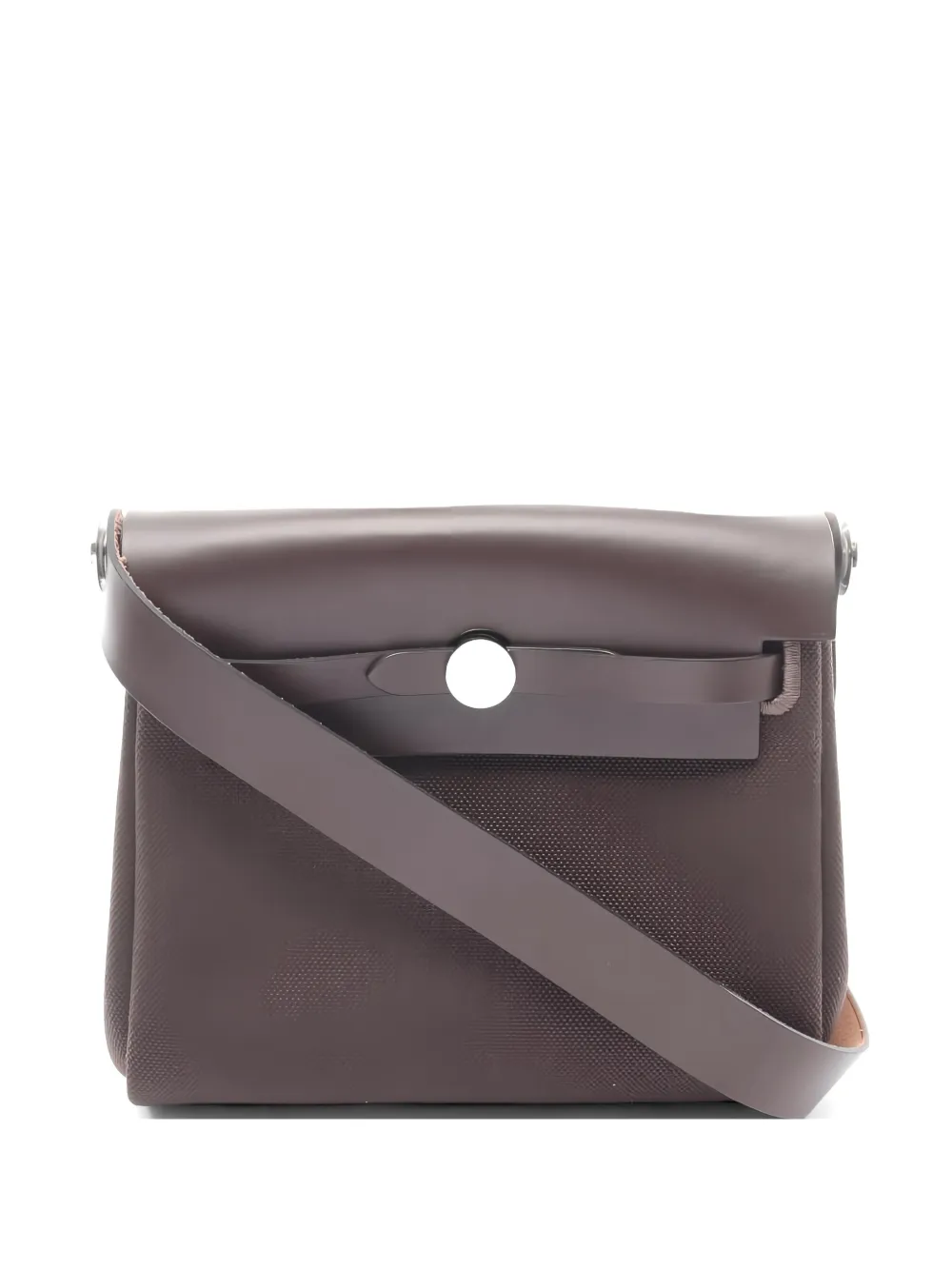 Hermès Pre-Owned 2024 mini Herbag Zip shoulder bag - Marrone