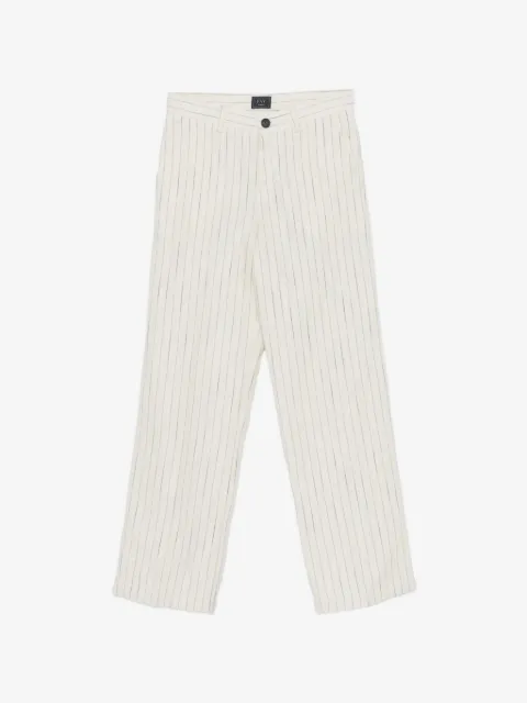 Fay Kids pinstripe-pattern trousers