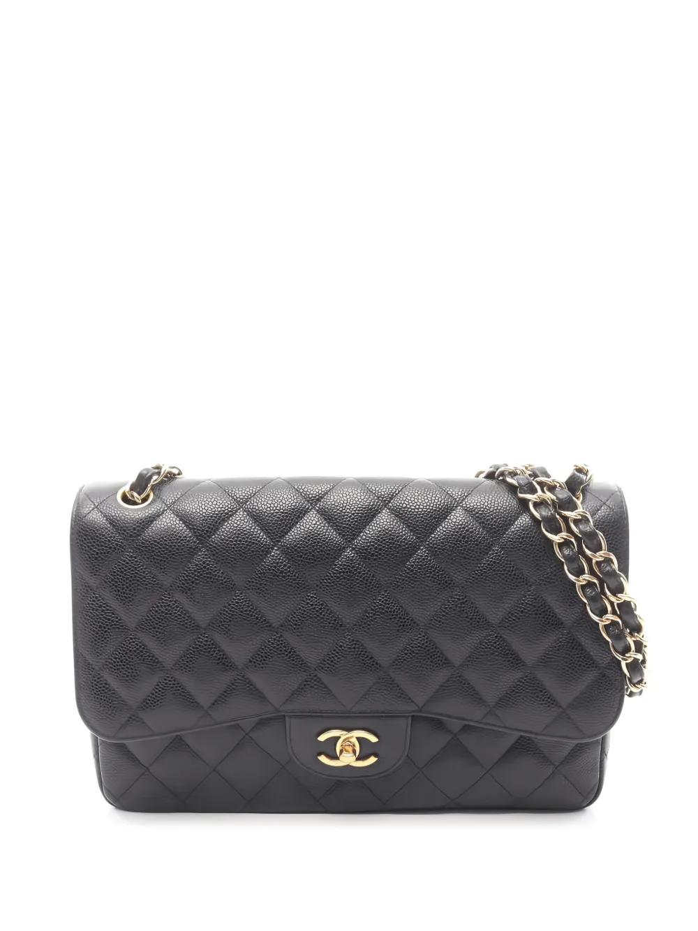 CHANEL Pre-Owned large Double Flap 30 shoulder bag - Nero