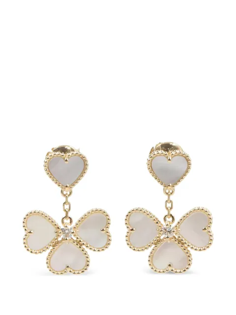 Van Cleef & Arpels Pre-Owned aretes Sweet Heart con madreperla 2010