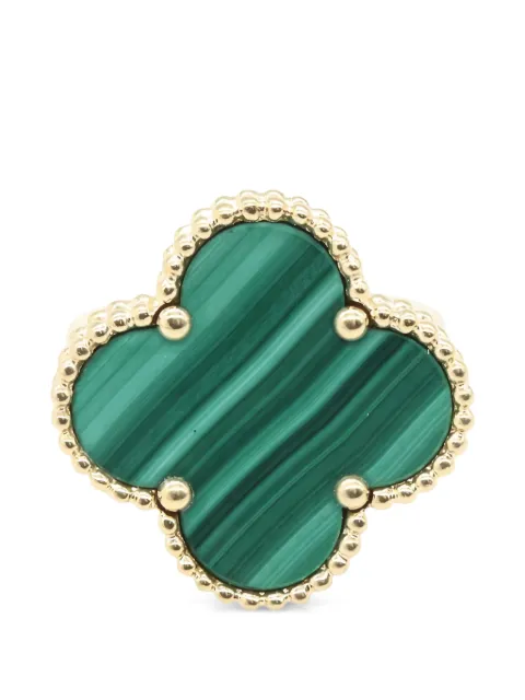 Van Cleef & Arpels Pre-Owned 2010s Magic Alhambra malachite ring
