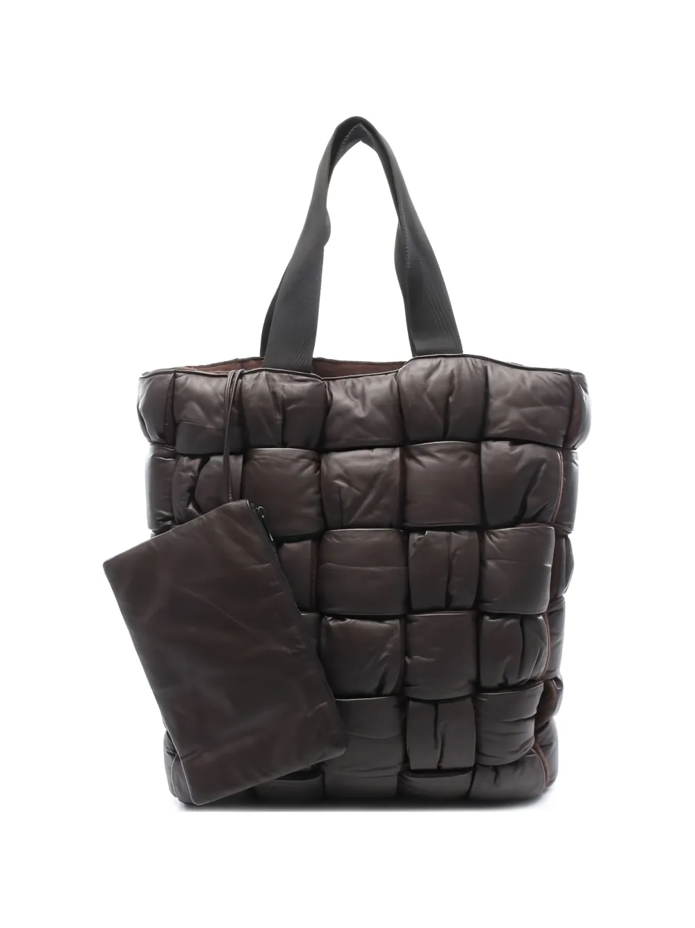 Bottega Veneta Pre-Owned 2010s Paddit quilted tote bag - Brown