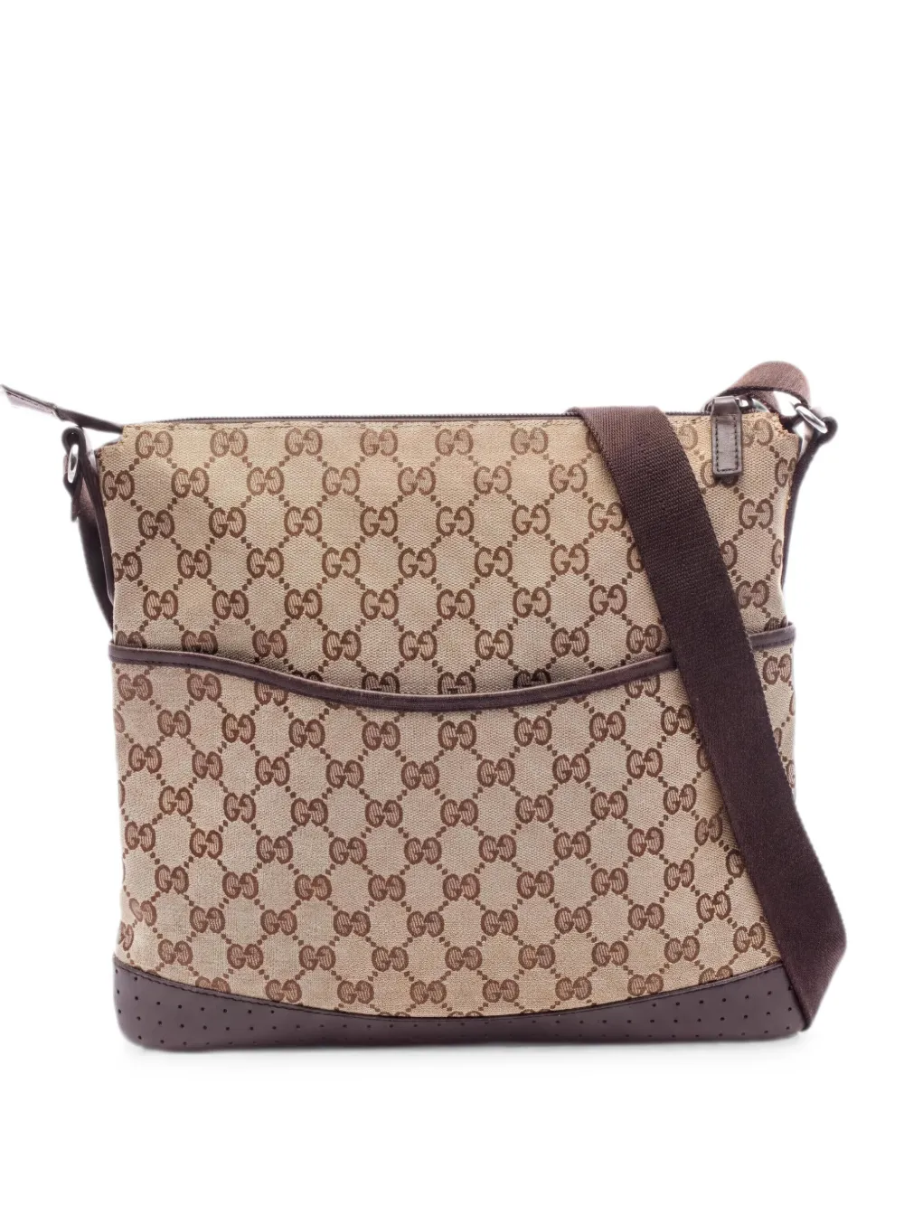 Gucci Pre-Owned 2000s GG canvas crossbody bag - Toni neutri