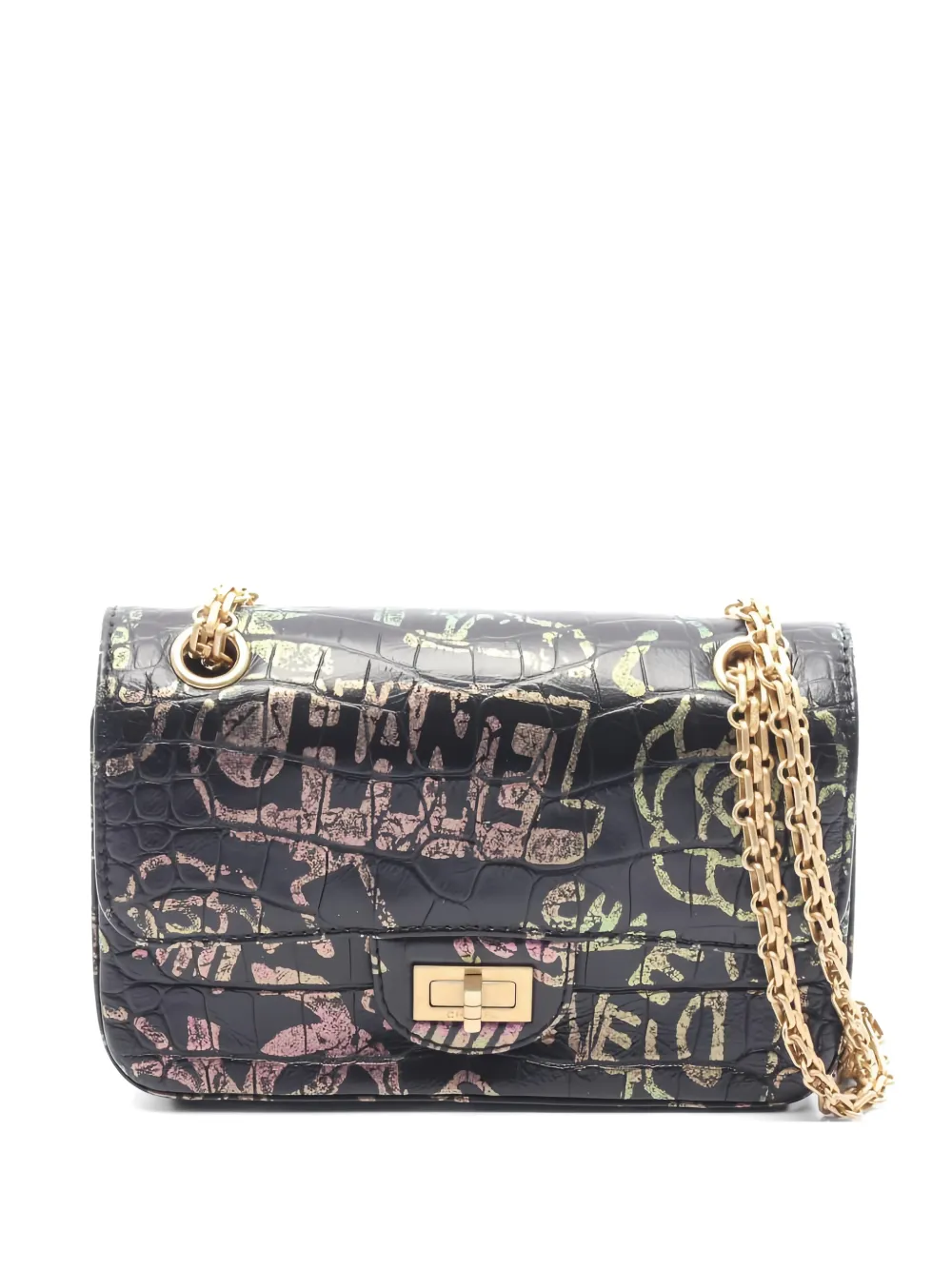 CHANEL Pre-Owned 2019 Reissue 2.55 Schultertasche - Schwarz