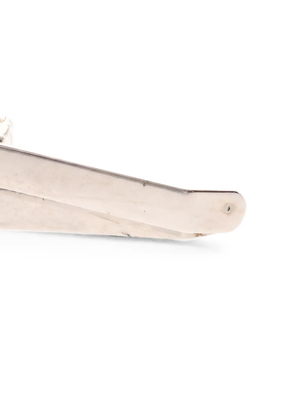 Miu Miu Pre-owned 2010s Rhinestone-embellished Headband in Silver, view 4
