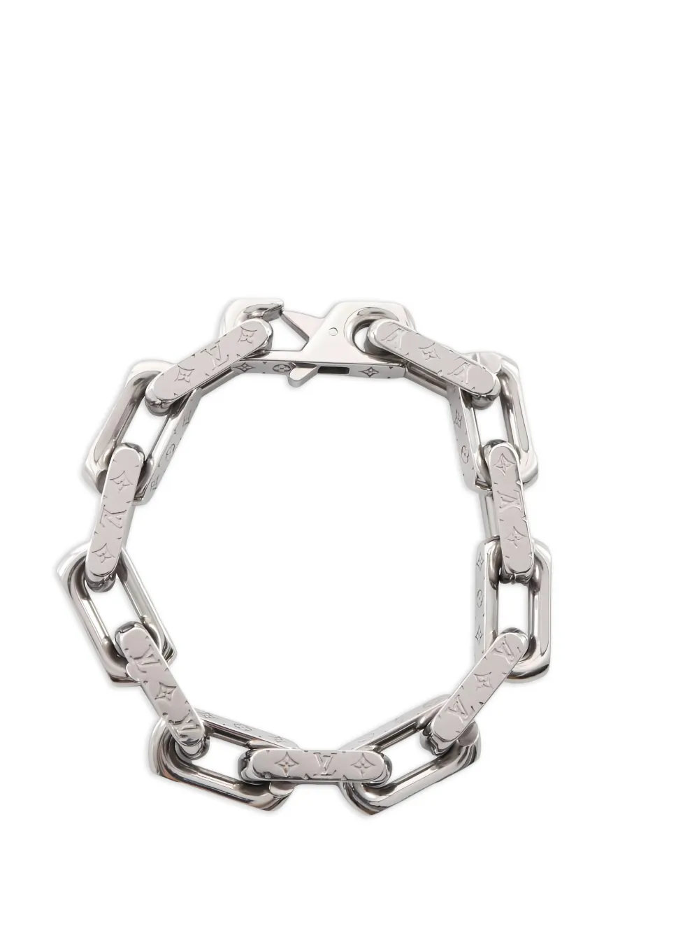 Louis Vuitton Pre-Owned 2023 Monogram chain bracelet - Argento