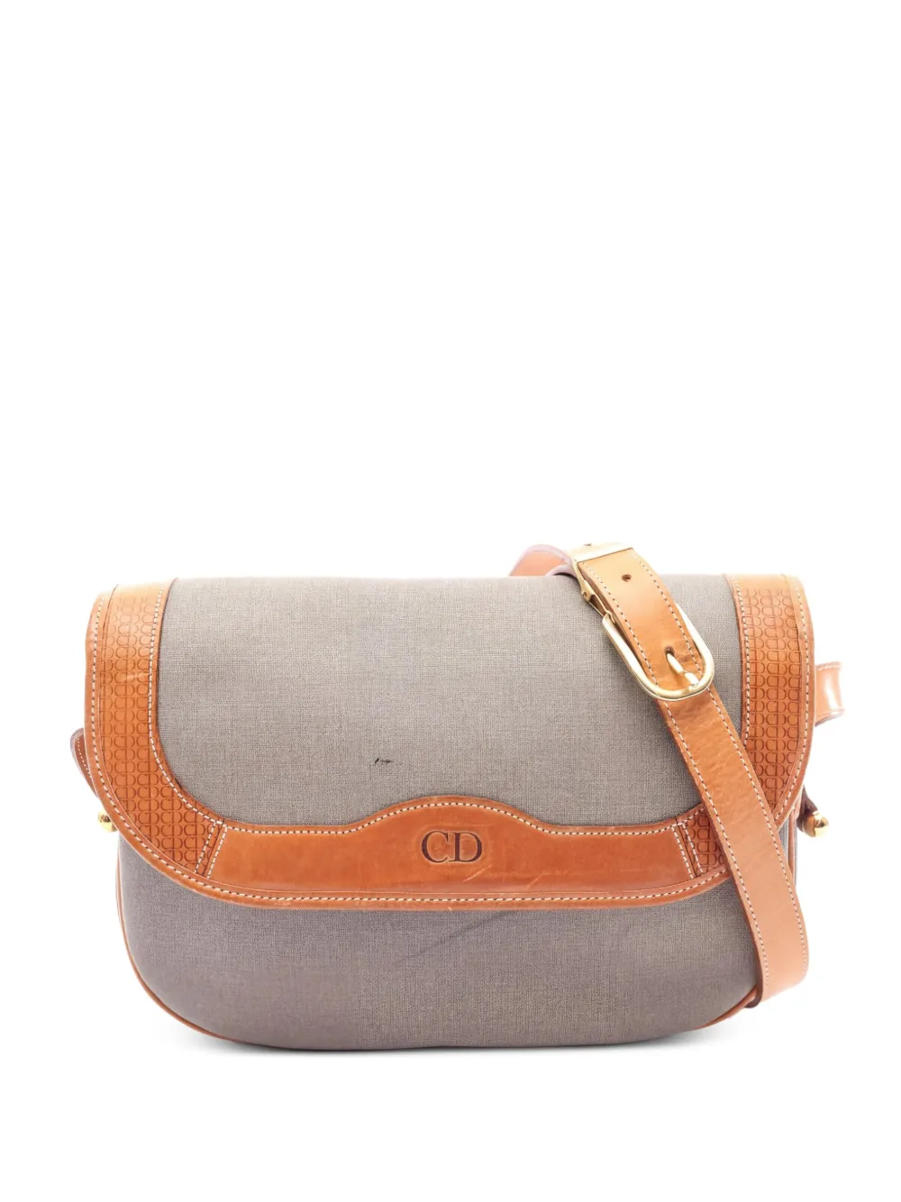 Christian Dior Pre-Owned 2000s CD logo shoulder bag - Grey