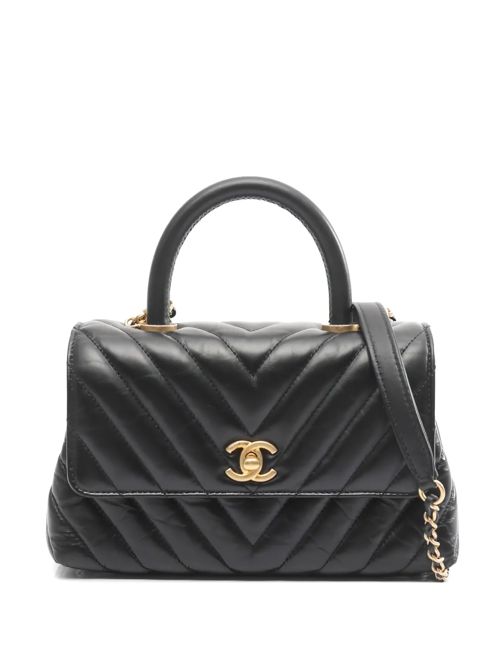 CHANEL Pre-Owned 2018-2019 Coco Handle handbag - Nero