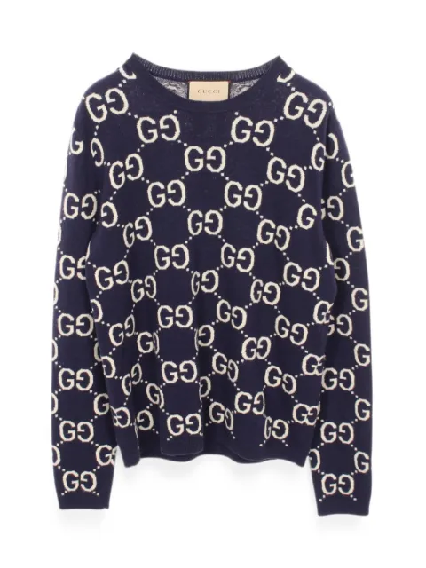 Gucci Pre-Owned 2010s GG-jacquard sweater