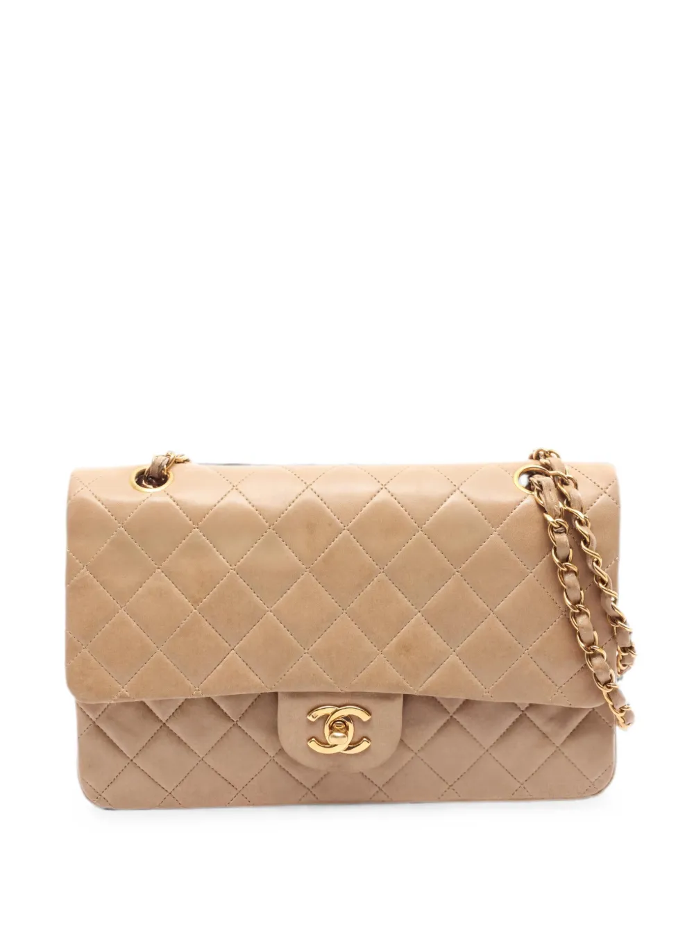 CHANEL Pre-Owned 1991-1994 Double Flap shoulder bag - Toni neutri
