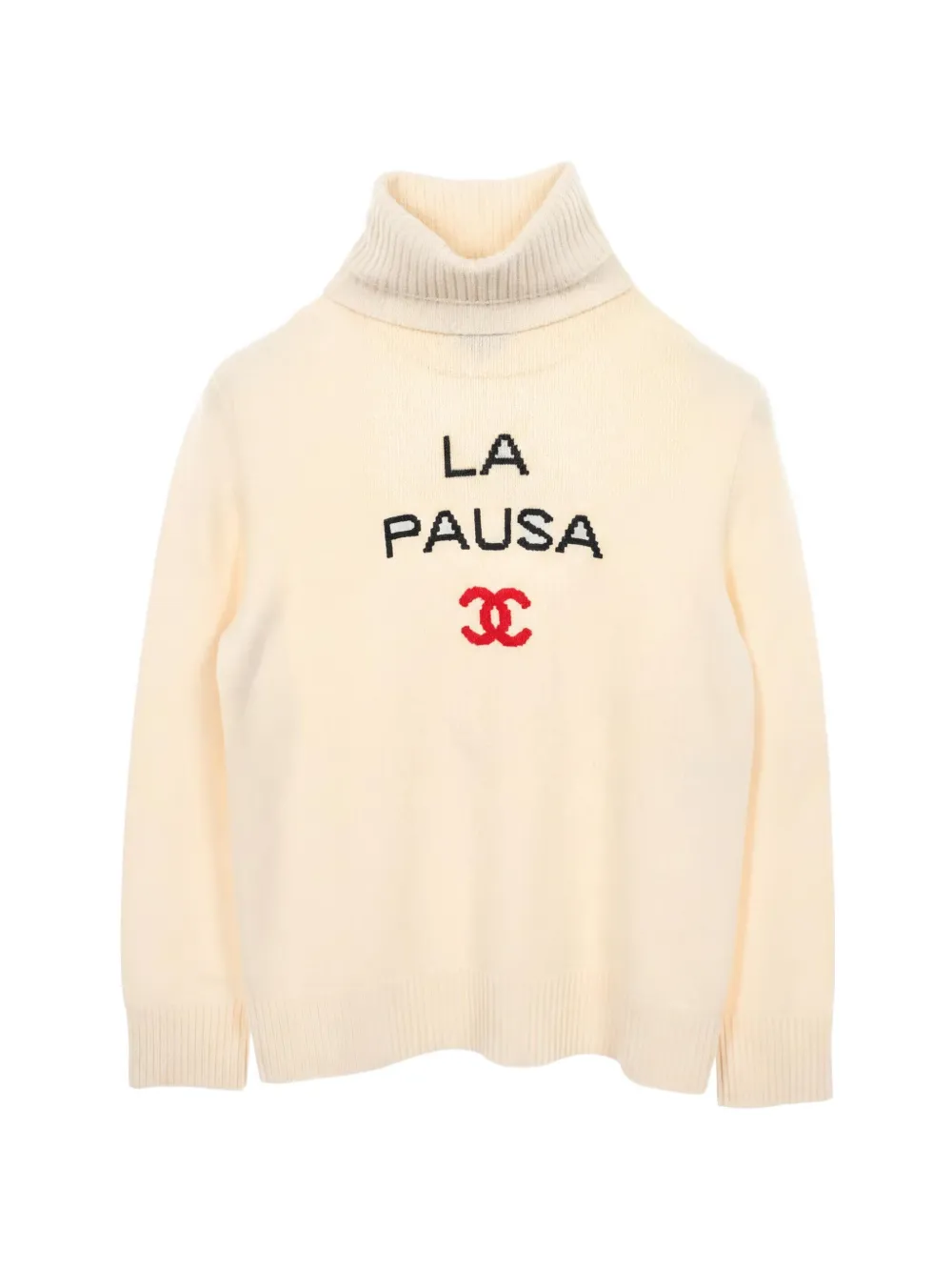CHANEL Pre-Owned 1986-1988 La Pausa Coco sweater - Neutrals