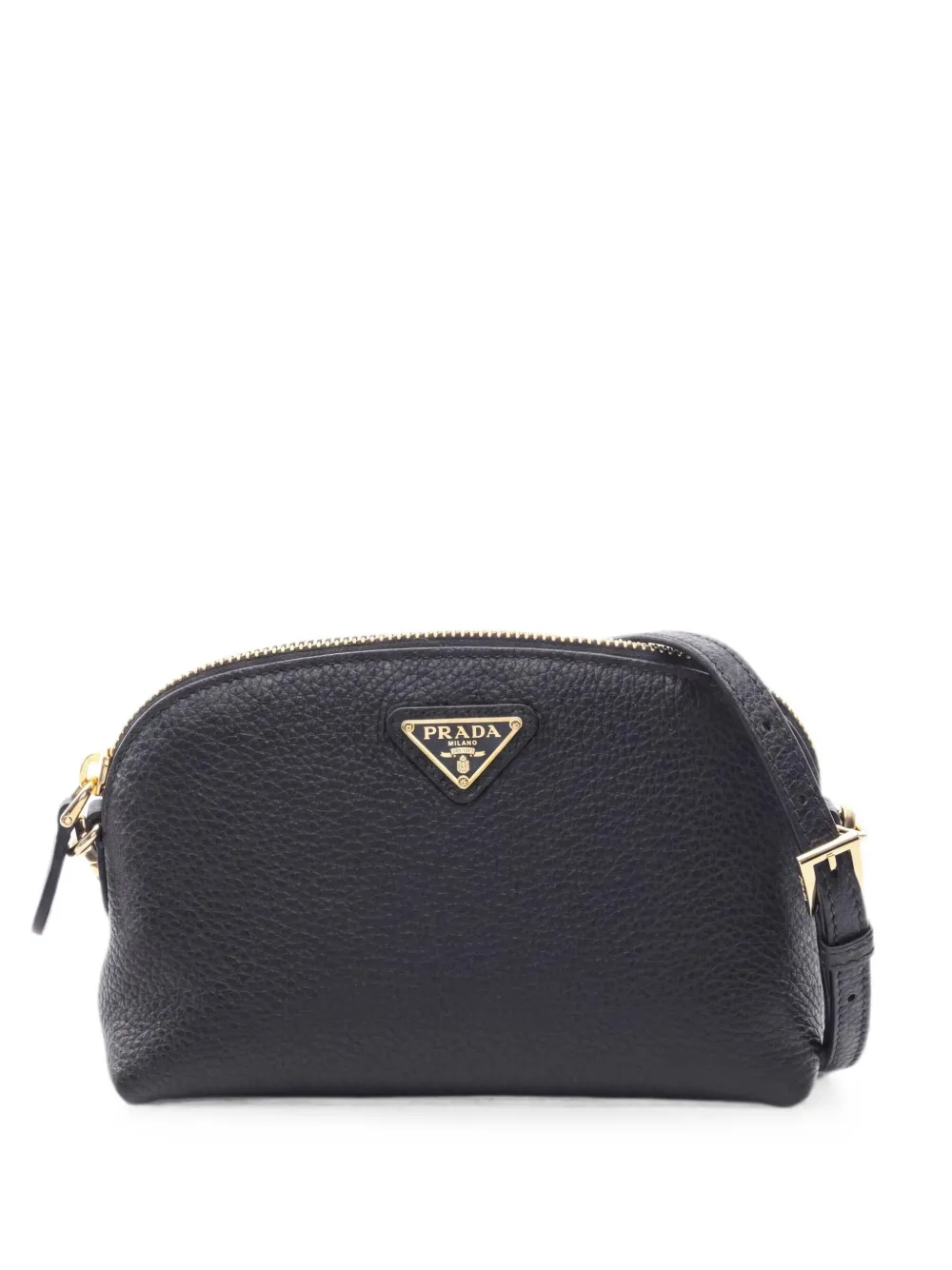 Prada Pre-Owned Vit. Borsa a spalla Daino Soft - Nero