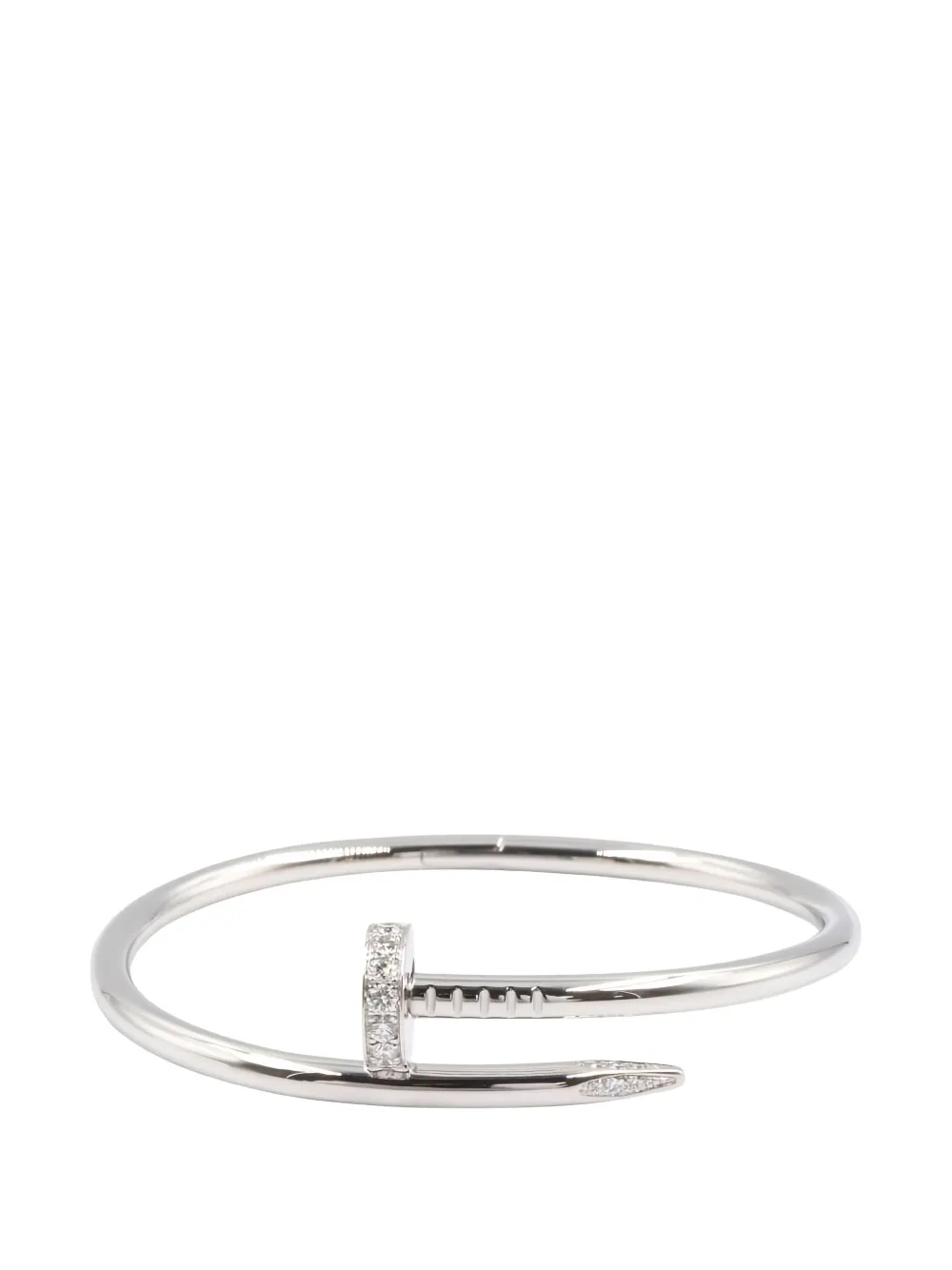 Cartier 2010s Juste un Clou diamond bracelet - Argento