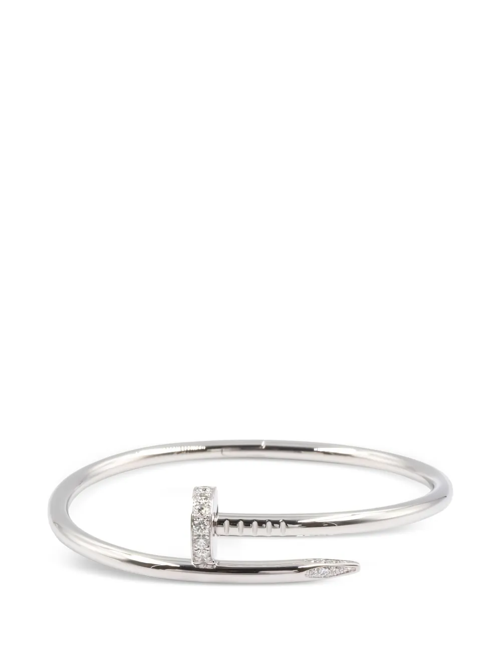 Cartier 2010s Juste un Clou diamond bracelet - Argento