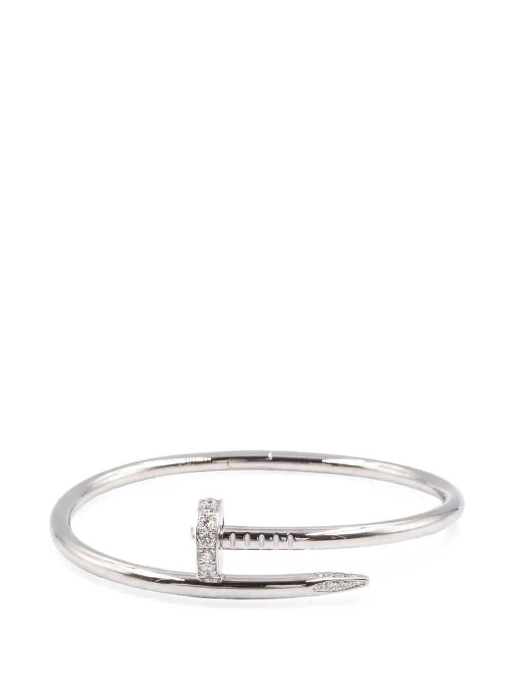 Cartier 2010s Juste un Clou diamond bracelet - Argento