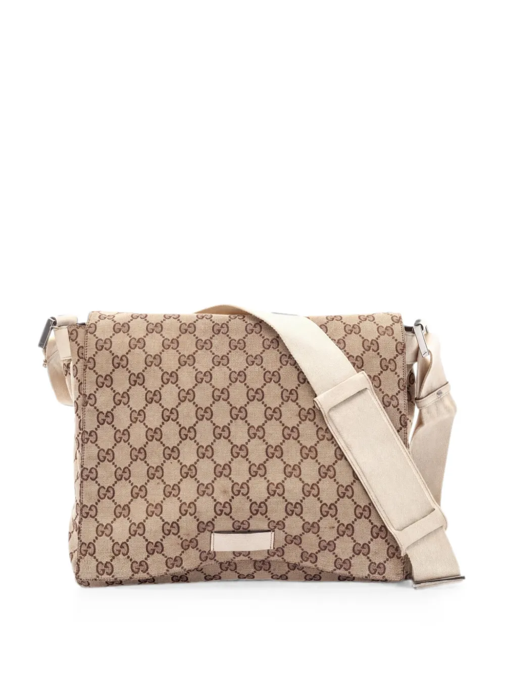 Gucci Pre-Owned 2000s GG canvas shoulder bag - Toni neutri