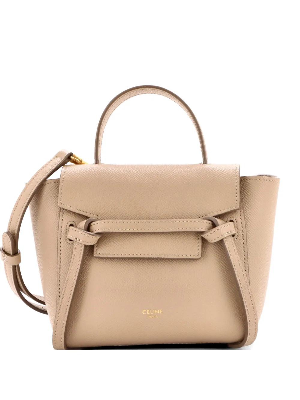 Celine Pre-Owned Belt Bag Textured Leather Pico shoulder bag - Marrone