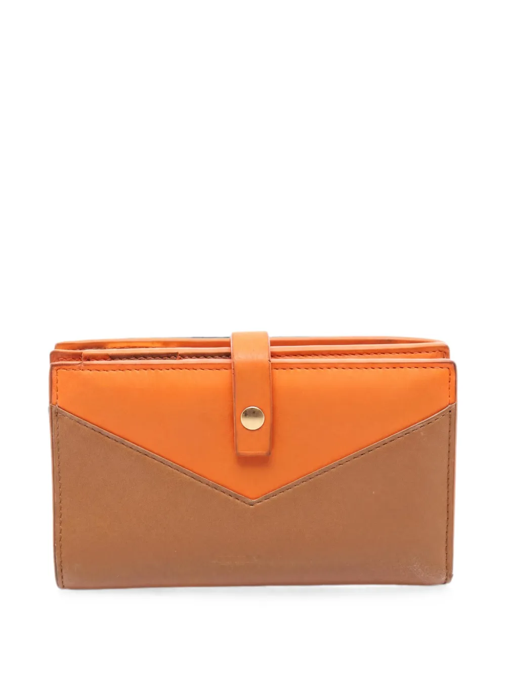 Bottega Veneta Pre-Owned bi-fold leather wallet - Marrone