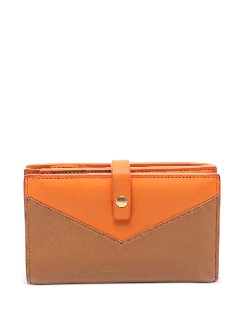 Bottega Veneta Pre-Owned bi-fold leather wallet - Braun