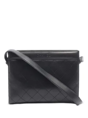 CHANEL Pre-Owned 1997 マトラッセ プッシュロック ショルダーバッグ