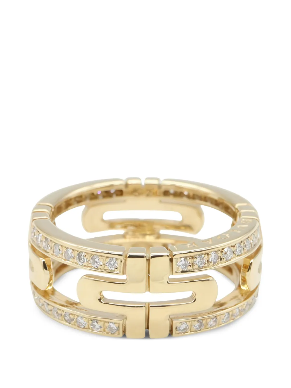 Bvlgari Pre-Owned 2010s Parentesi diamond ring - Oro